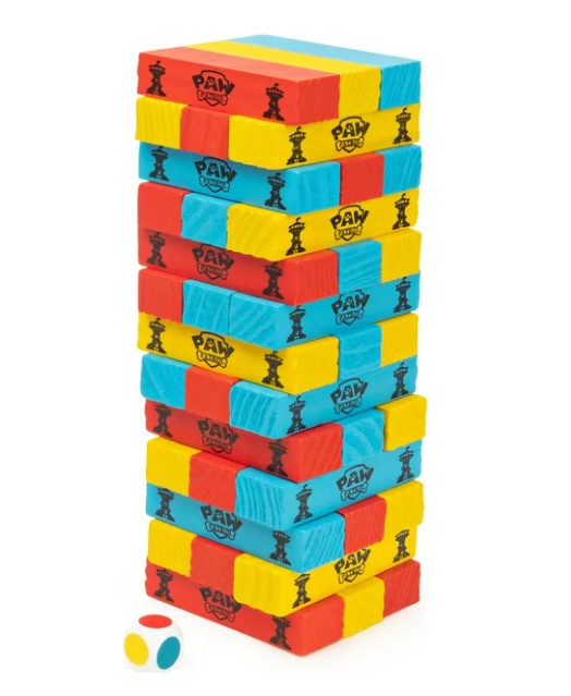 PAW Patrol Jumbling Tower Game, for Families and Kids Ages 5 and up