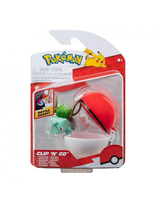 Pokémon Figura de Juguete Bulbasaur y Poké Ball