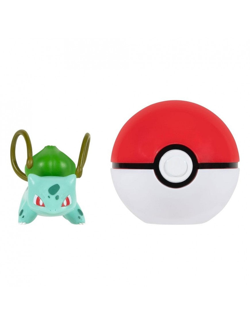 Pokémon Figura de Juguete Bulbasaur y Poké Ball