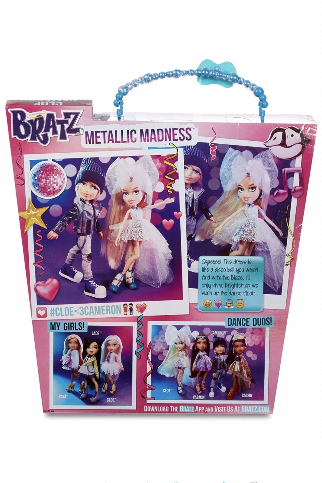 Paquete de 2 Bratz Metallic Madness - Estilo 2 (Cameron/Cloe)