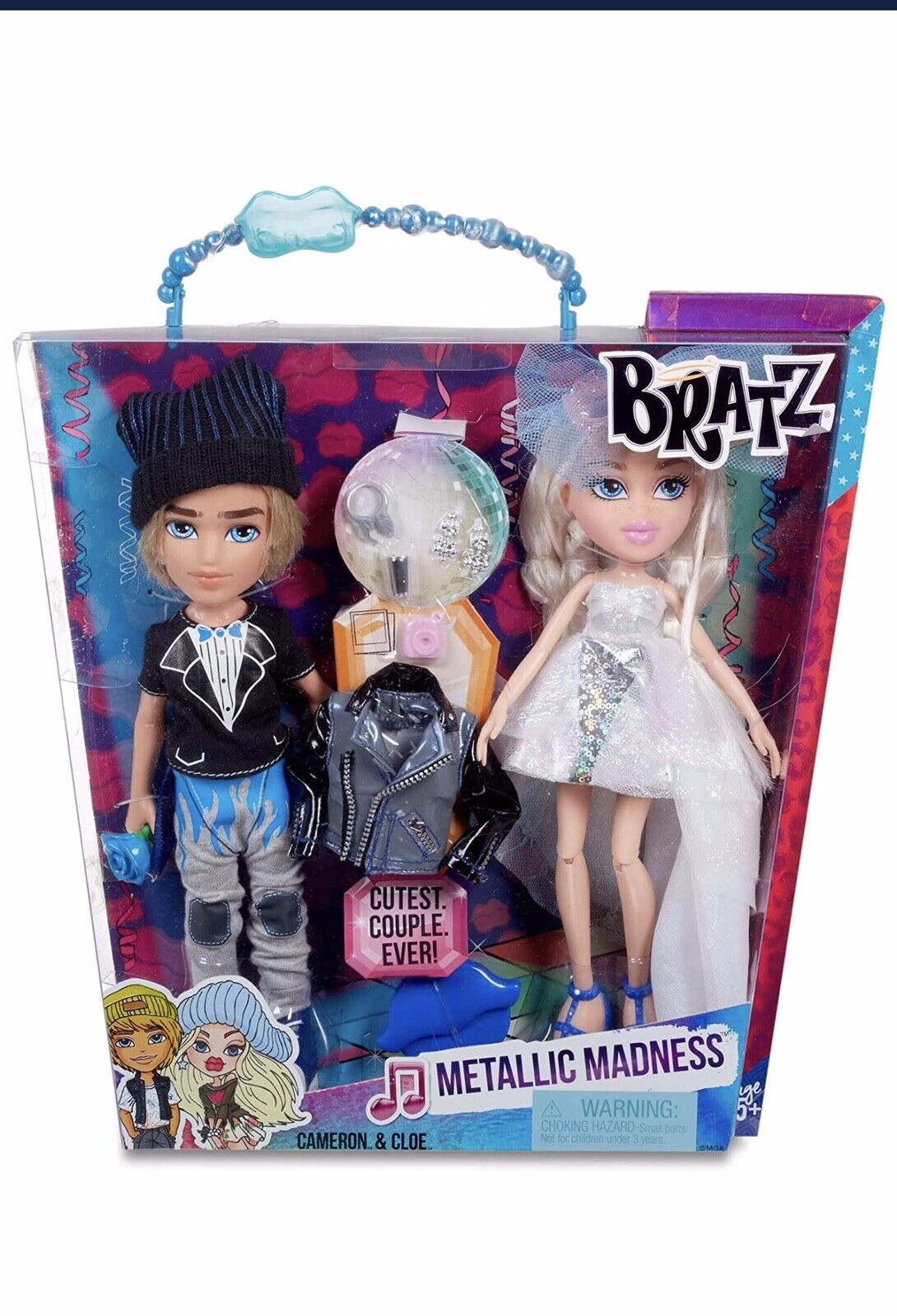 Paquete de 2 Bratz Metallic Madness - Estilo 2 (Cameron/Cloe)