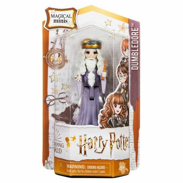 Wizarding World Harry Potter, Magical Minis Collectible 3-inch Albus Dumbledore Figure, Kids Toys for Ages 6 and up