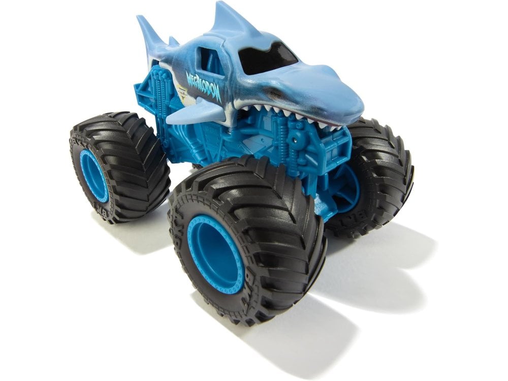 Monster Jam Smash & Bash Megalodon 1:64 Monster Truck – Official Die-Cast Vehicle