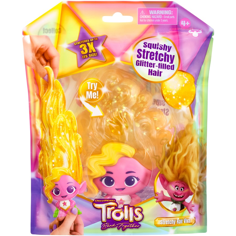 TROLLS GOO JIT-ZU STRETCHY HAIR VIVA