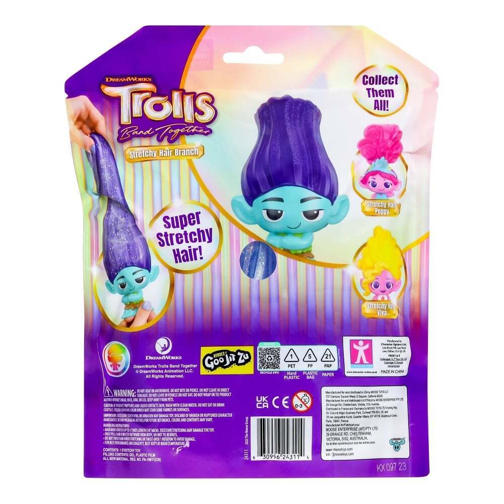 TROLLS GOO JIT-ZU STRETCHY HAIR BRANCH