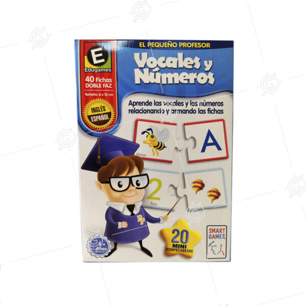 JUEGO SMART GAMES VOCALES Y NUMEROS RONDA
