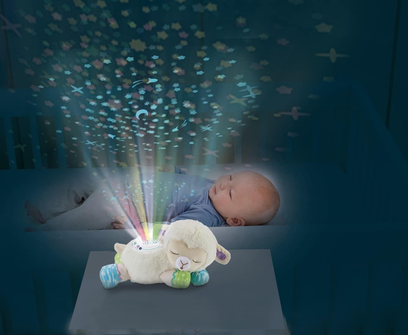 VTech 550503 Baby 3-in-1 Starry Skies Sheep Soother, Multi,12.1 x 31.9 x 15 cm