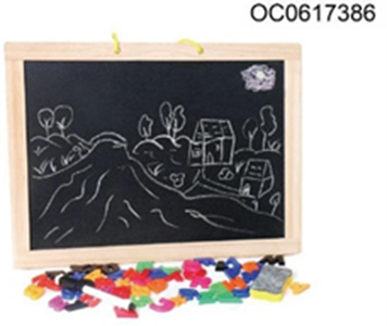 Wooden Drawing Board (Without Letters and Numbers)