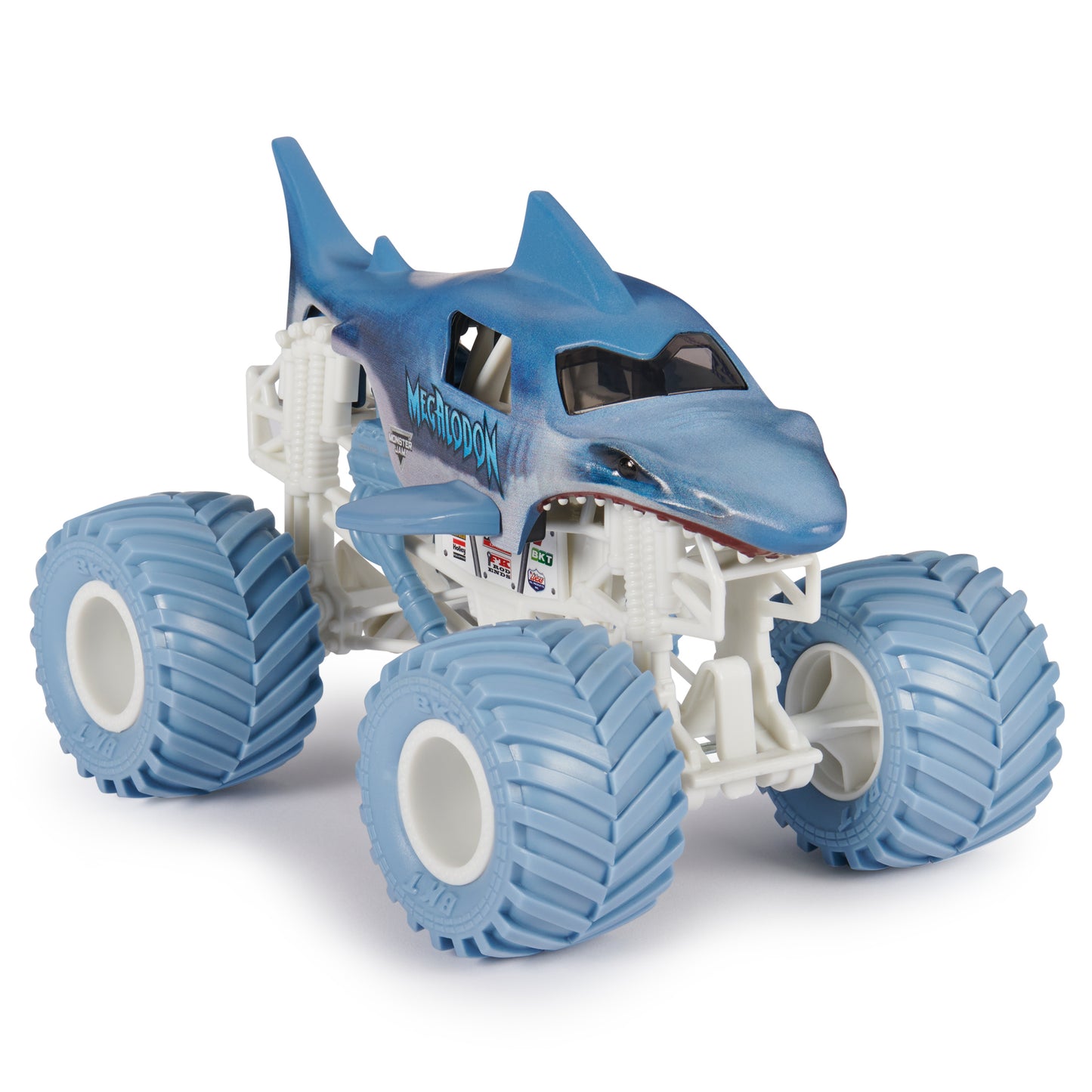 Monster Jam, Official Megalodon Monster Truck, Collector Die-Cast Vehicle, 1:24 Scale, Kids Toys for Boys and Girls Ages 3 and up