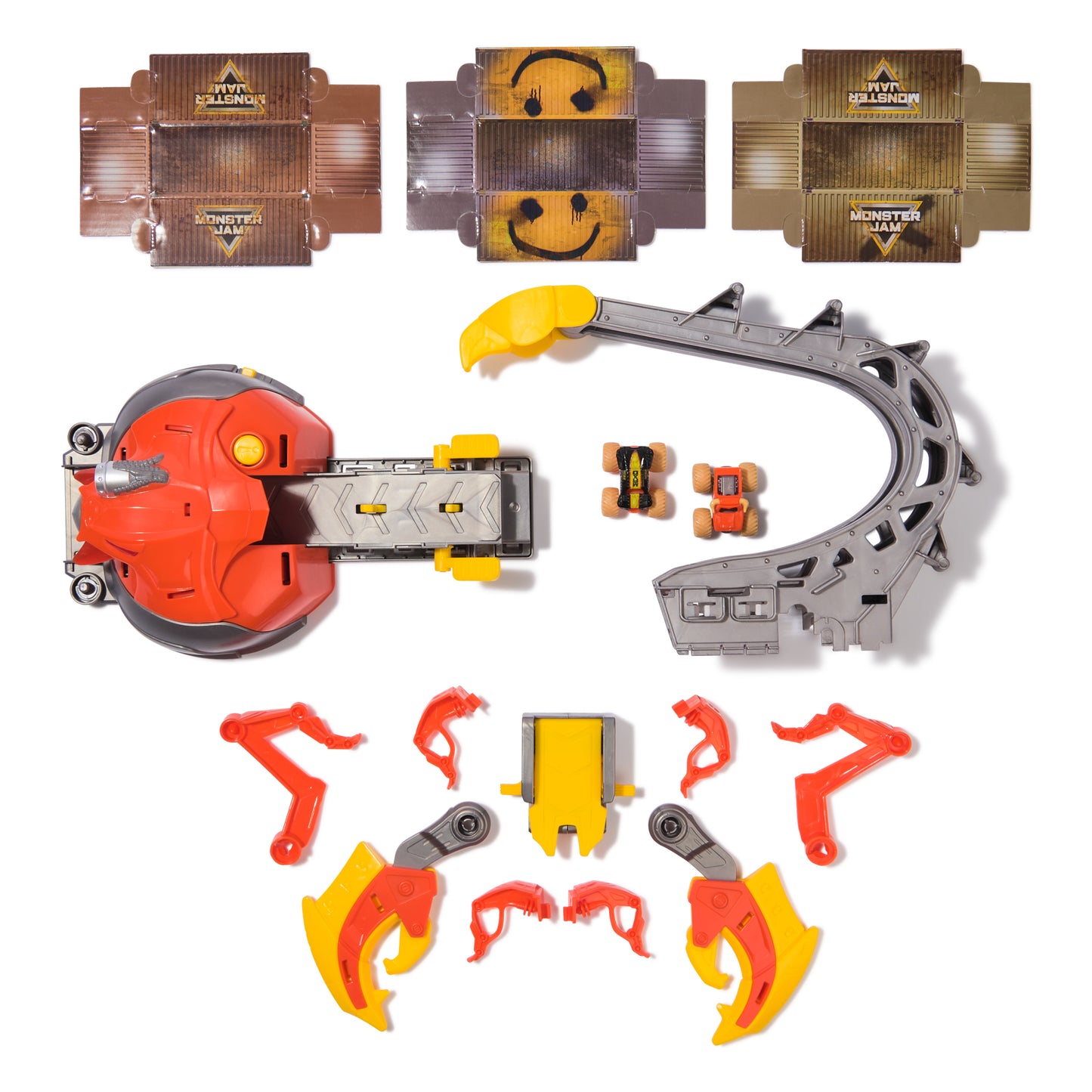 Monster Jam, El Toro Loco Venom Velocity Scorpion Playset, Mini Jams, 2 Exclusive Die-Cast El Toro Loco and Max-D Monster Truck 1:87 Scale, Kids Toys for Boys Ages 3 4 5 6+