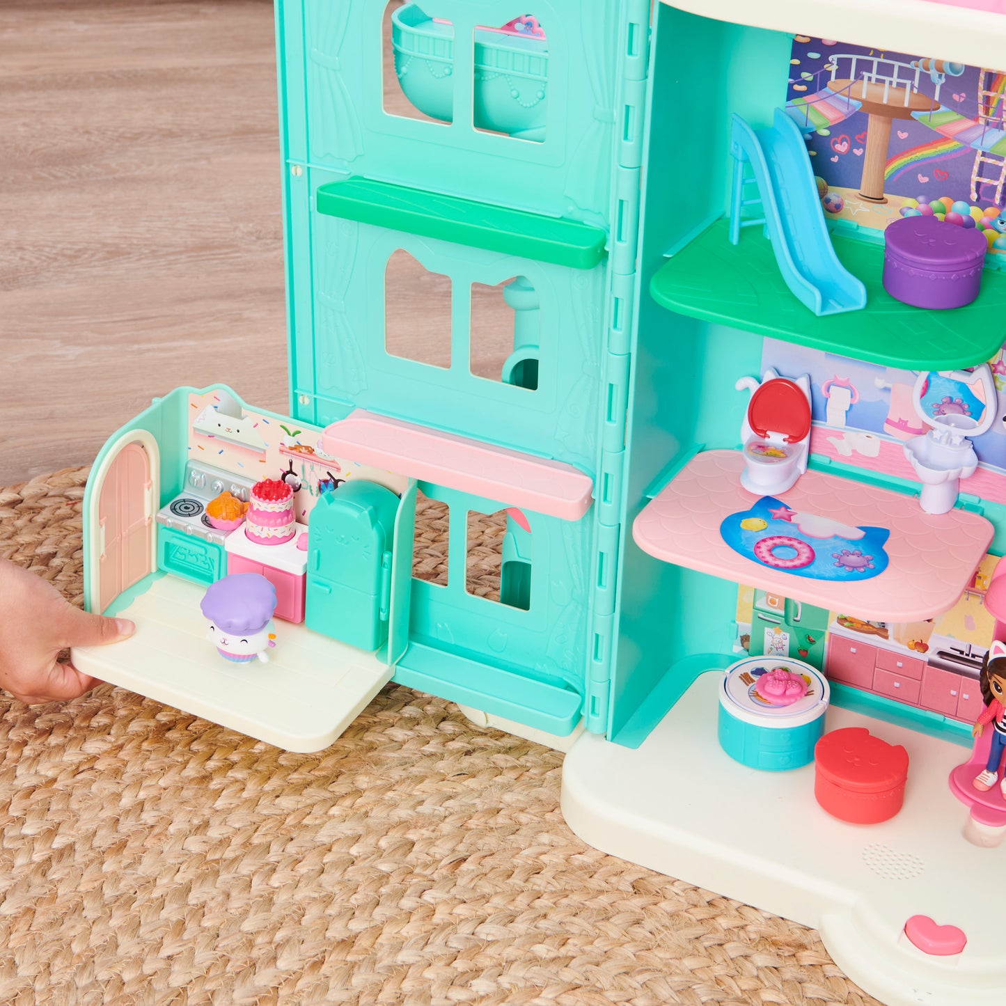 Gabby’s Dollhouse, Bakey with Cakey Kitchen Playset with Figure