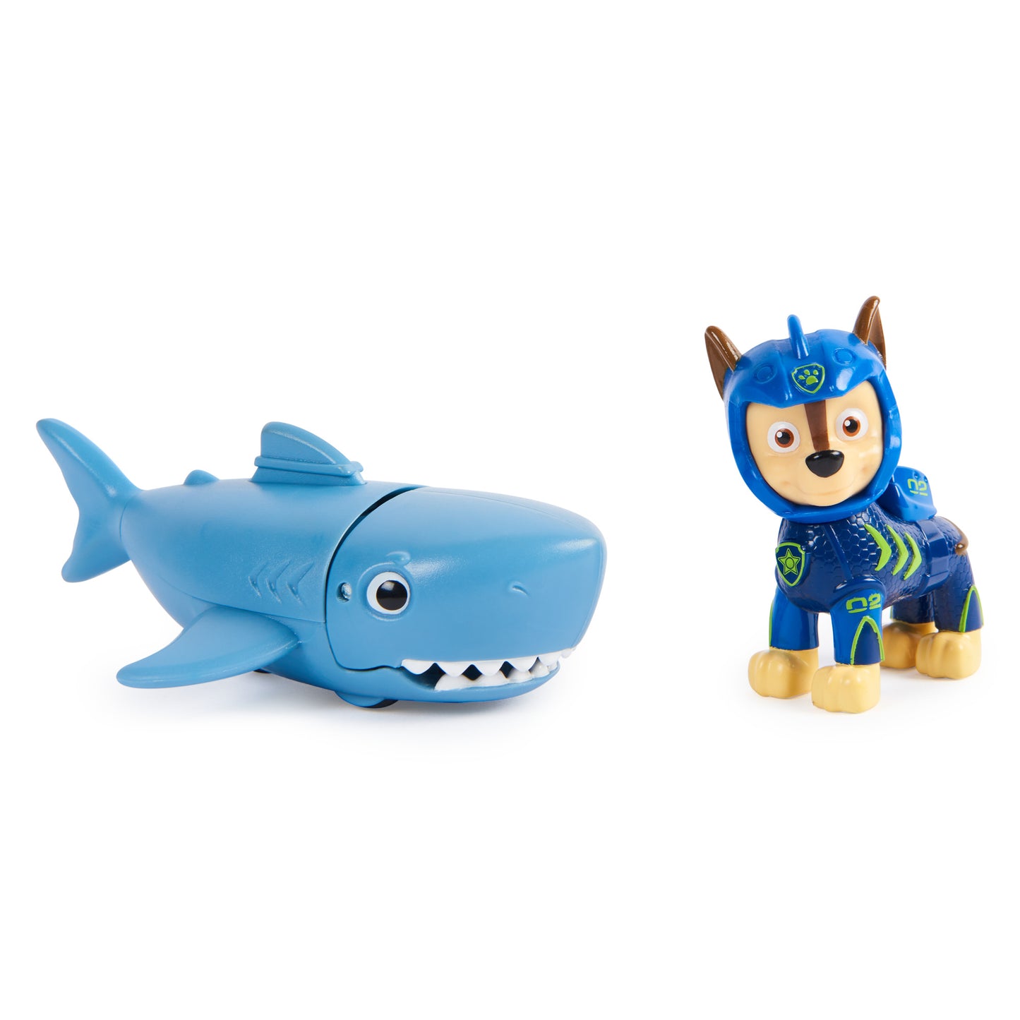PAW Patrol, Aqua Pups Chase and Shark Action Figures
