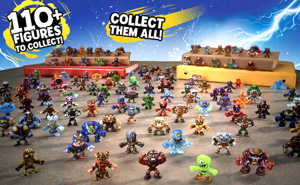 Million Warriors Battle Pack with 35 Collectible Figures, Launcher and Playset (Styles May Vary), Surprise Kids Toys for Boys and Girls Ages 5 and Up