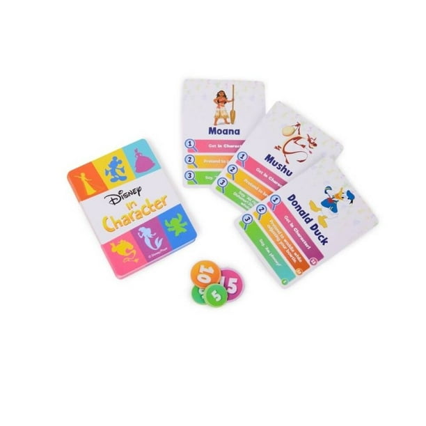 Disney In Character Card Game | Family Guessing Game