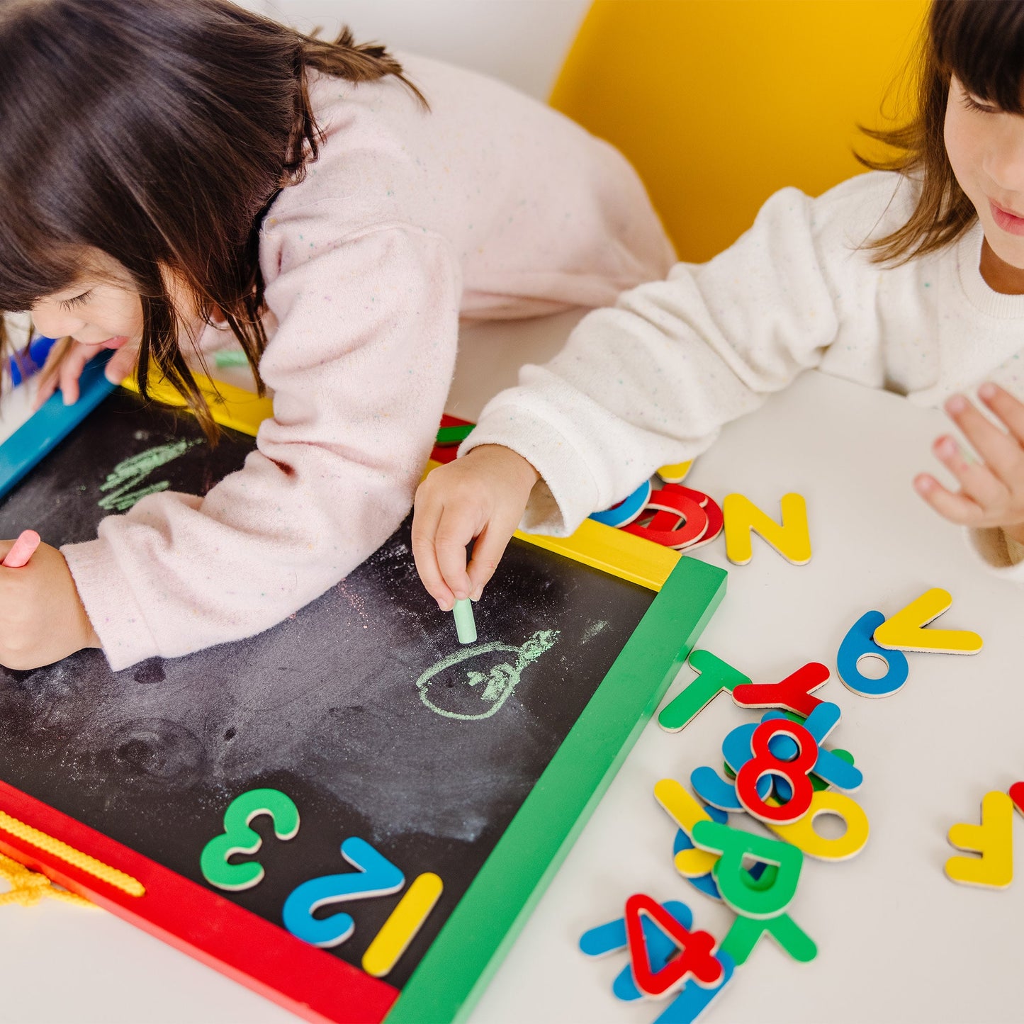 Melissa & Doug Magnetic Chalkboard and Dry-Erase Board