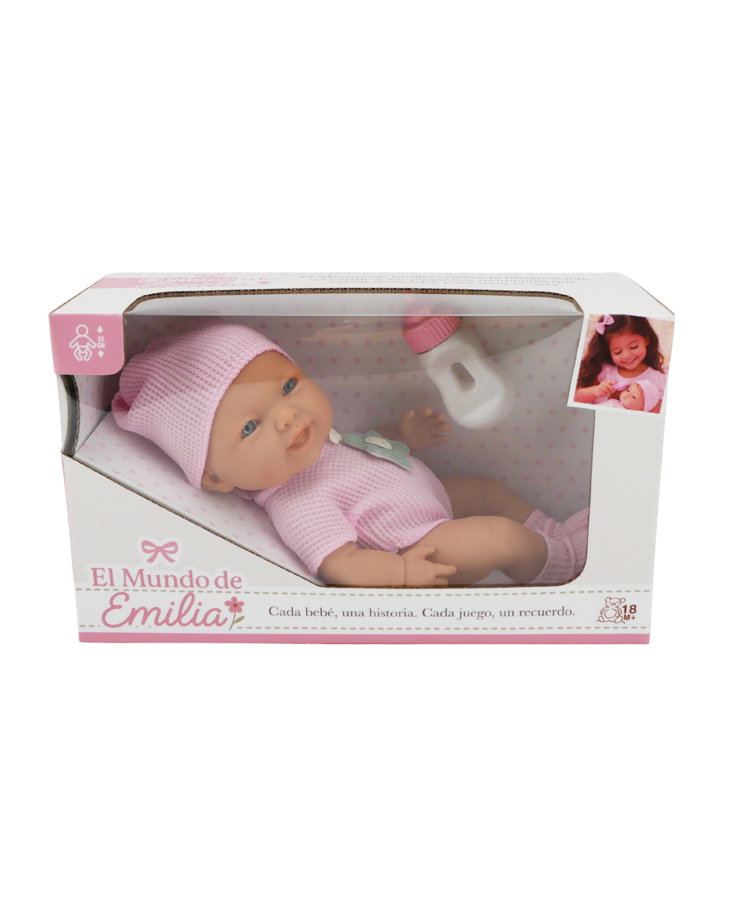 🎀 Isabelle 11" Muñeca Bebé de Vinilo | El Mundo de Emilia