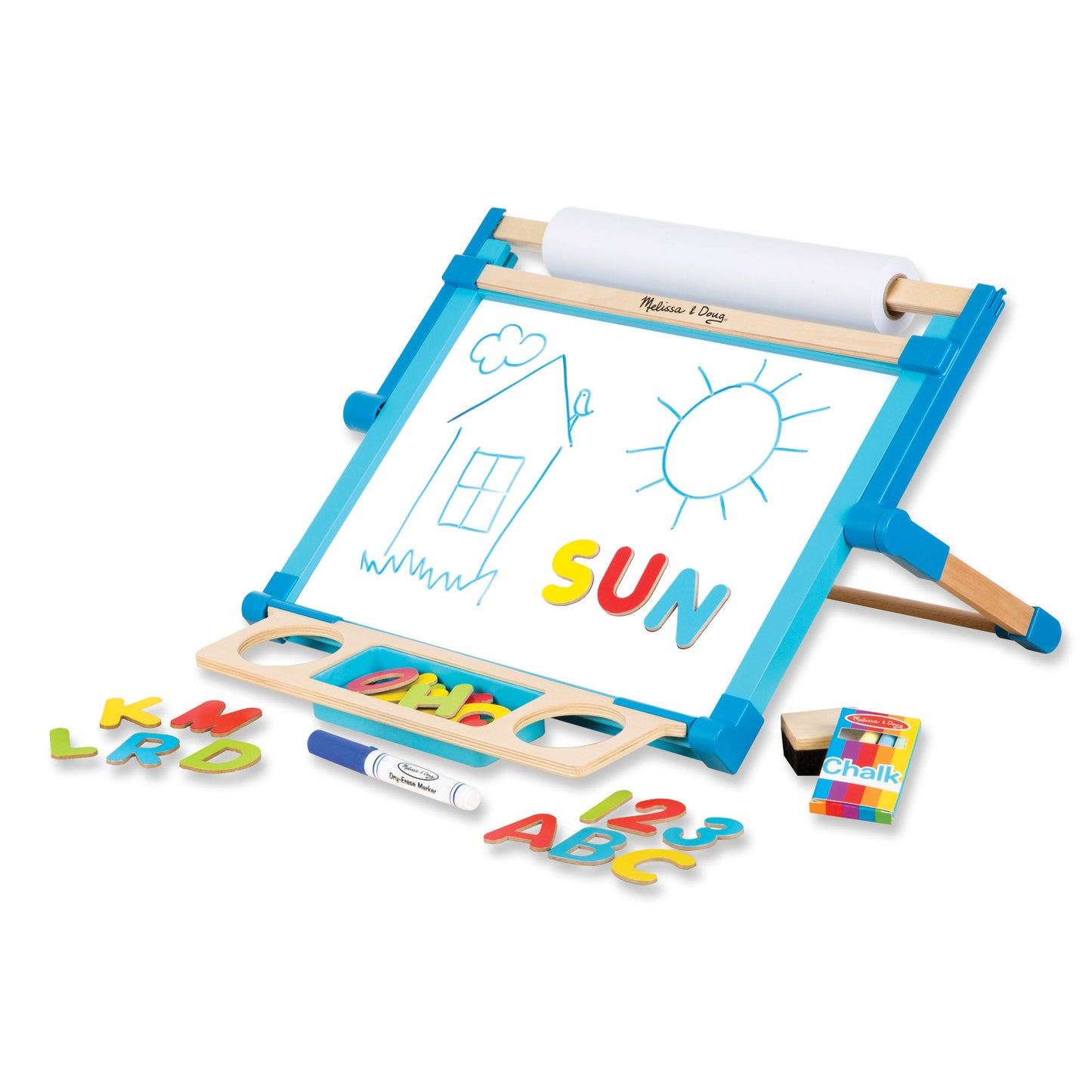Double-Sided Magnetic Tabletop Easel - Kids Toy, Ages 3+