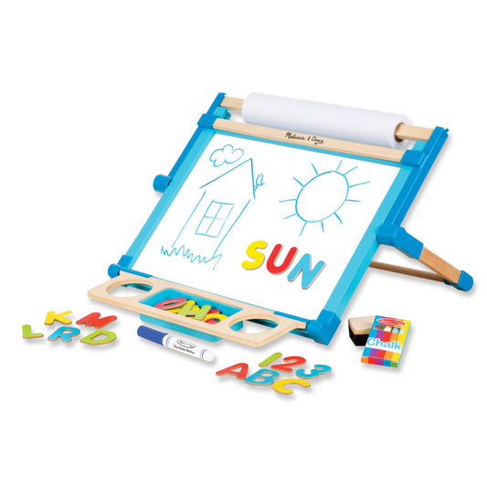 Double-Sided Magnetic Tabletop Easel - Kids Toy, Ages 3+