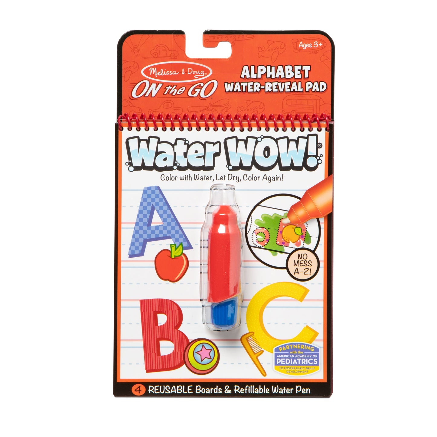 Melissa & Doug On the Go Water WOW! Alphabet Water-Reveal Pad