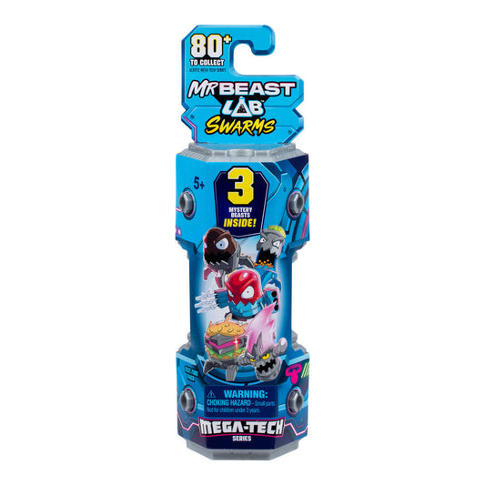 MrBeast Lab Swarms S5 Test Tube 3 Pack - MEGA-TECH Series Mini Figures