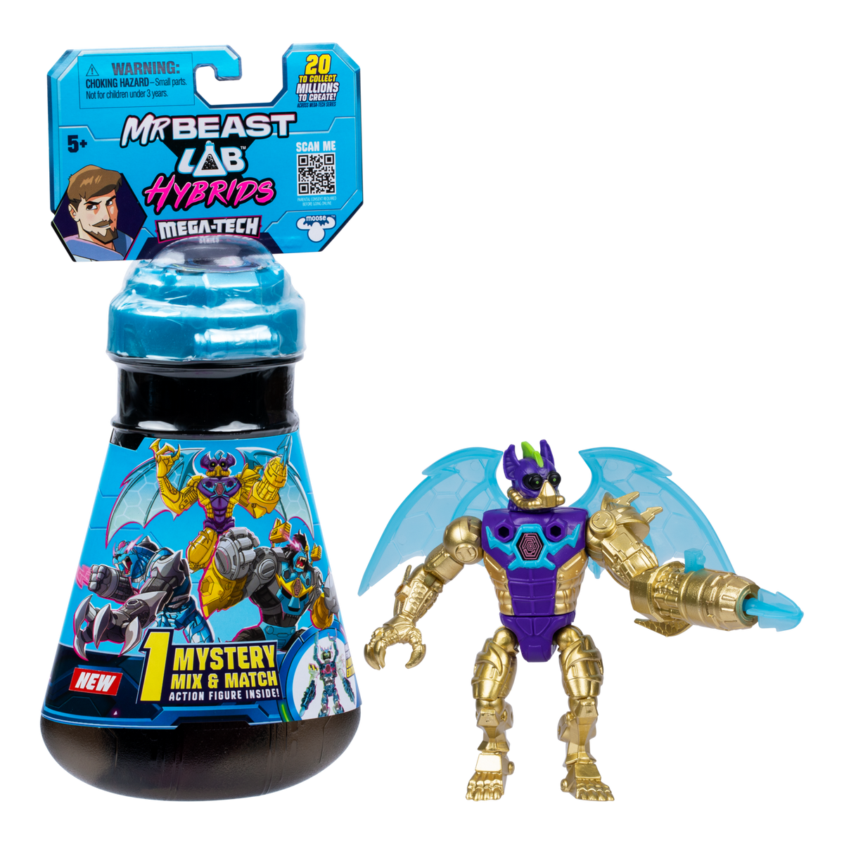 MrBeast Lab Hybrids Mystery Mix & Match Action Figure