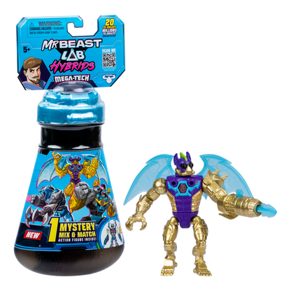 MrBeast Lab Hybrids Mystery Mix & Match Action Figure