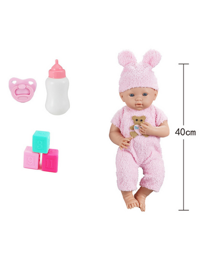 🌸 Camila 16" Muñeca Bebé de Vinilo con Accesorios | El Mundo de Emilia