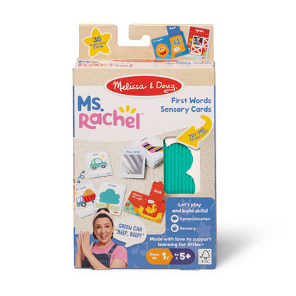 Melissa & Doug Ms. Rachel First Words Sensory Cards