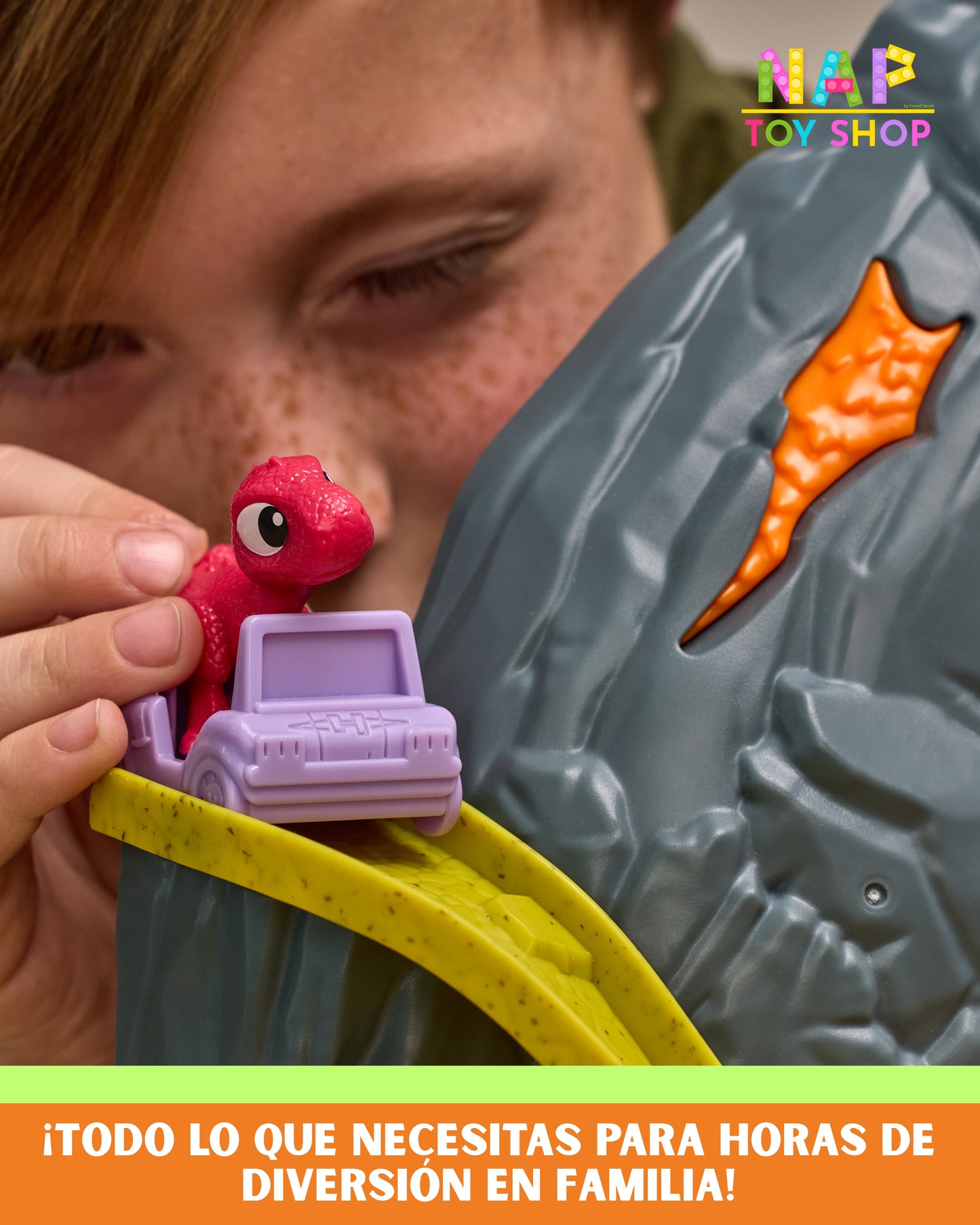 PAW Patrol: The Dino Movie, Super Lava Blast Volcano Playset with Chase, Rhubarb & Golf Cart