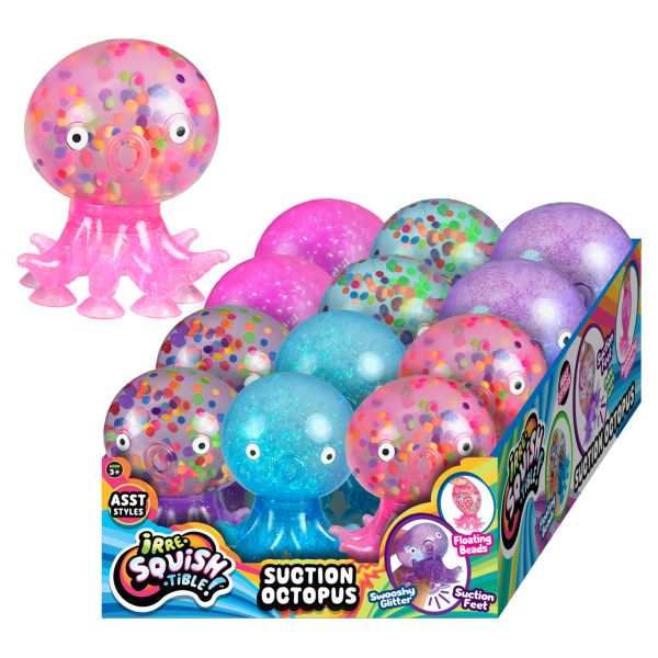 Jaru Irre-Squish-Tible Suction Octopus squishy toy