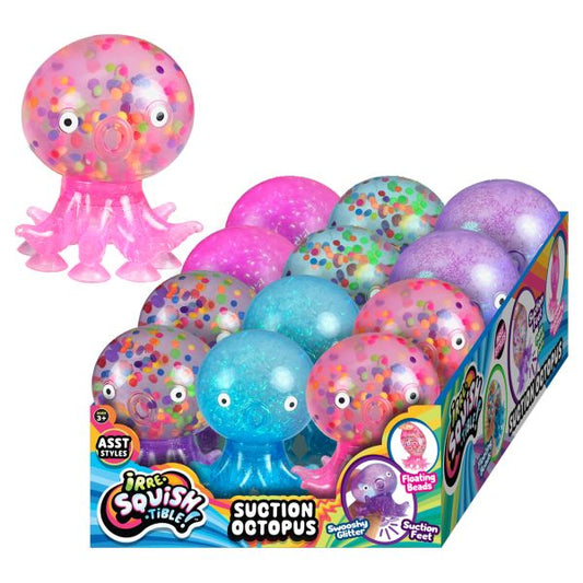 Jaru Irre-Squish-Tible Suction Octopus squishy toy
