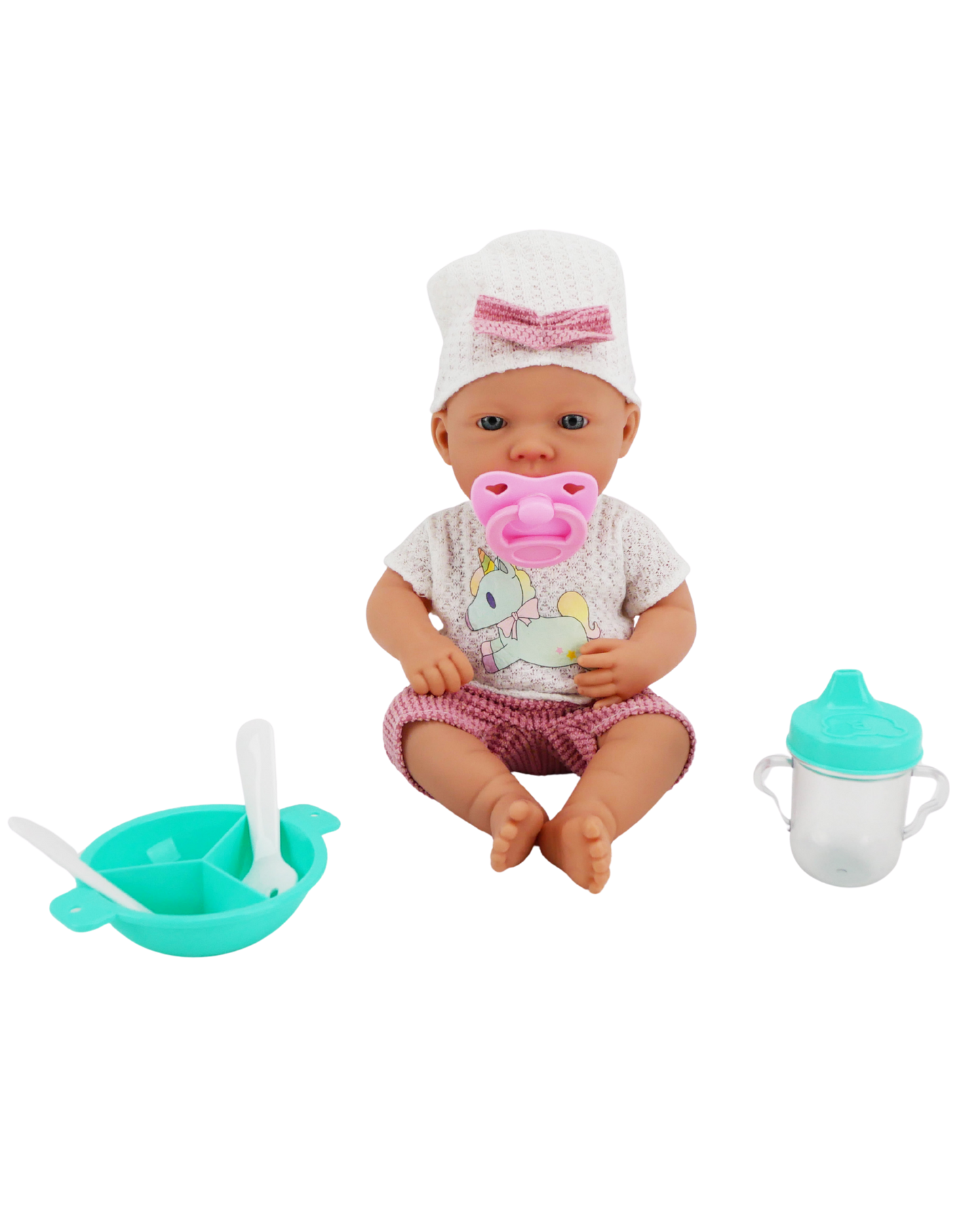 Valentina 12" Muñeca Bebé con Accesorios para Comer | El Mundo de Emilia
