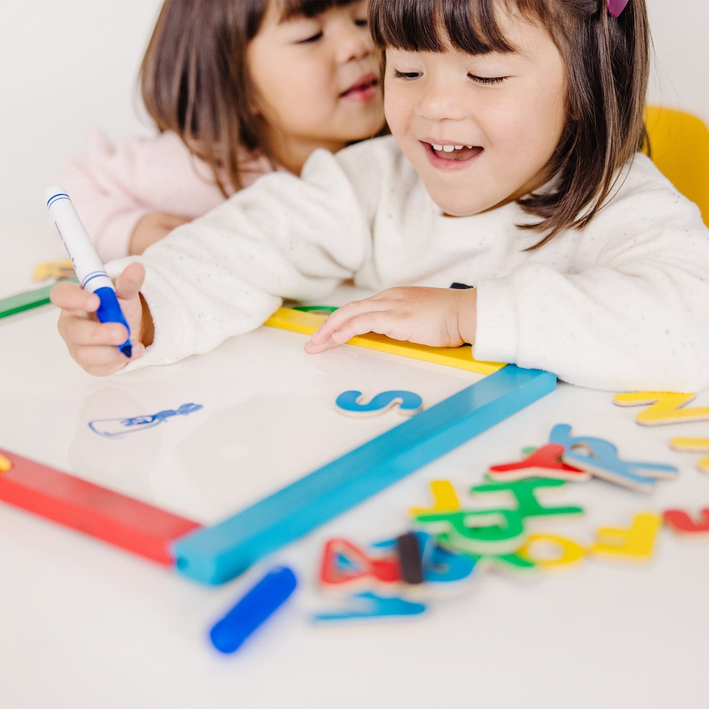Melissa & Doug Magnetic Chalkboard and Dry-Erase Board