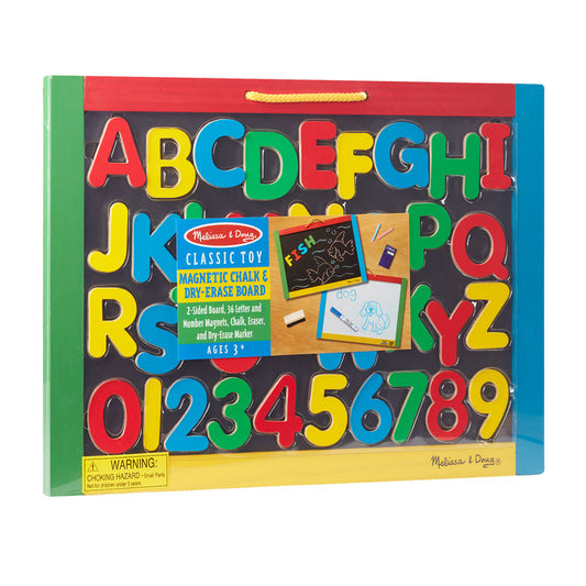 Melissa & Doug Magnetic Chalkboard and Dry-Erase Board