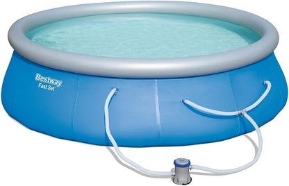 Bestway Fast Set 12’ X 30” Round Inflatable Pool Set