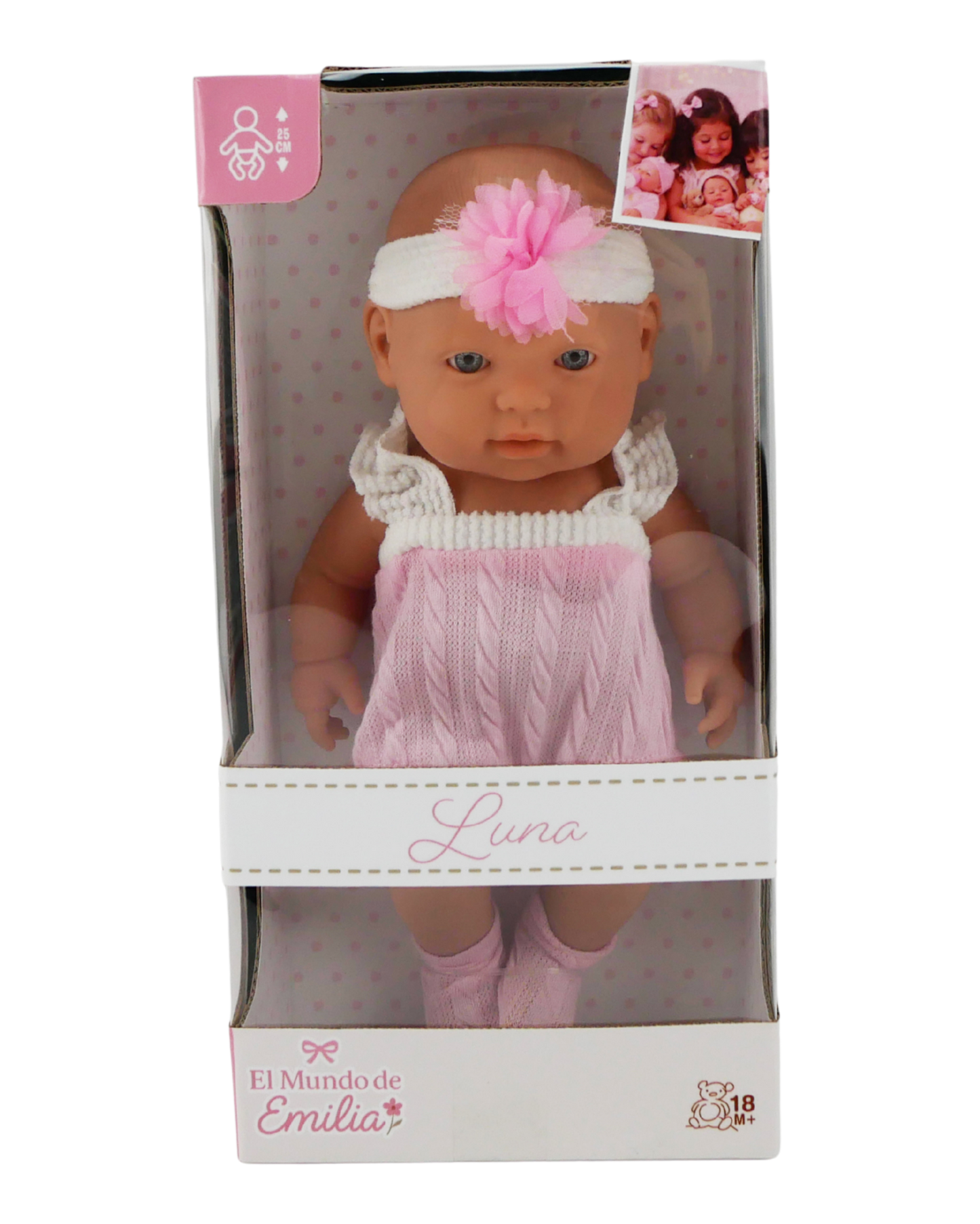 🌙 Luna: Muñeca Bebé Recién Nacida de Vinilo 11" | El Mundo de Emilia