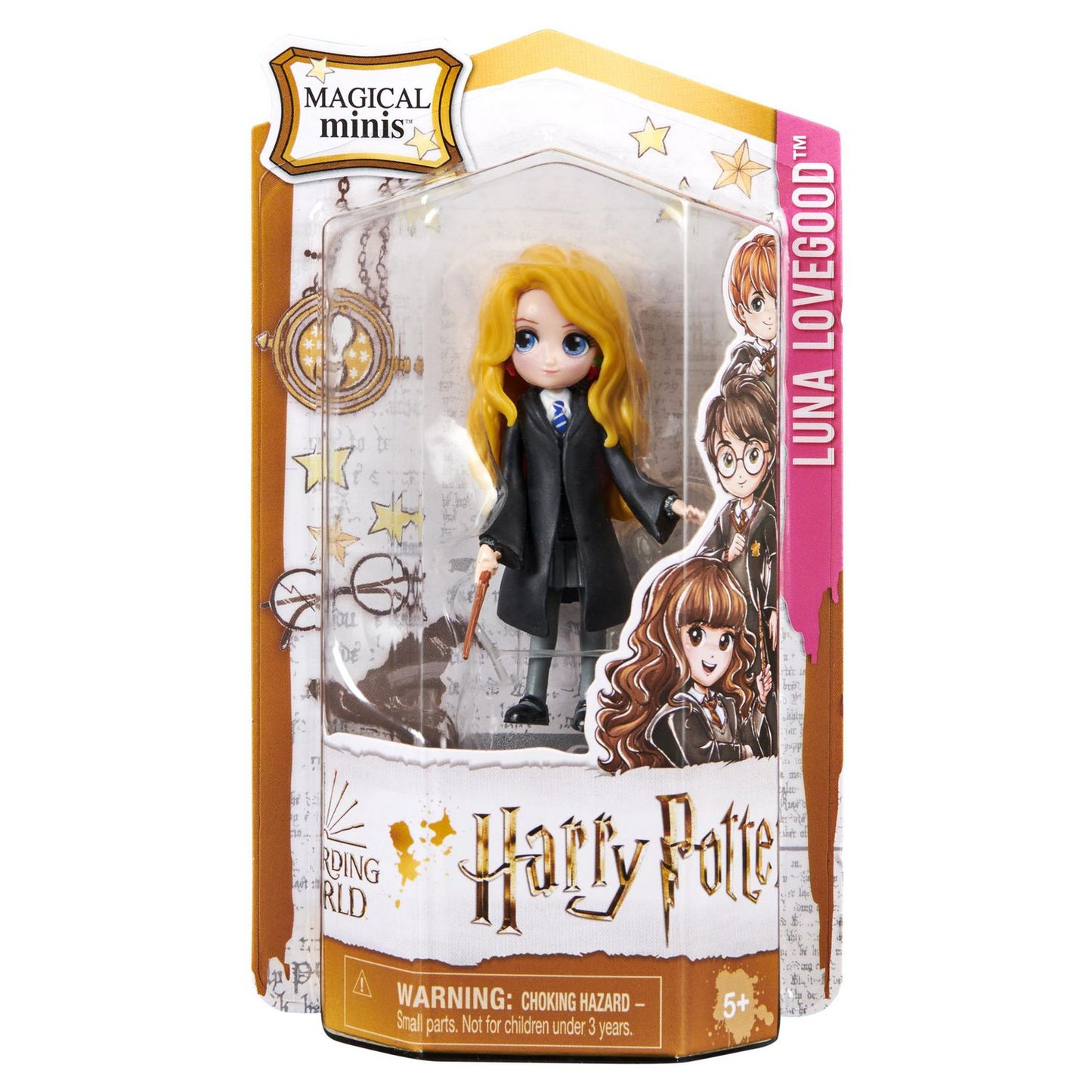 Wizarding World Harry Potter, Magical Minis Collectible 3-inch Luna Lovegood Figure, Kids Toys for Ages 6 and up