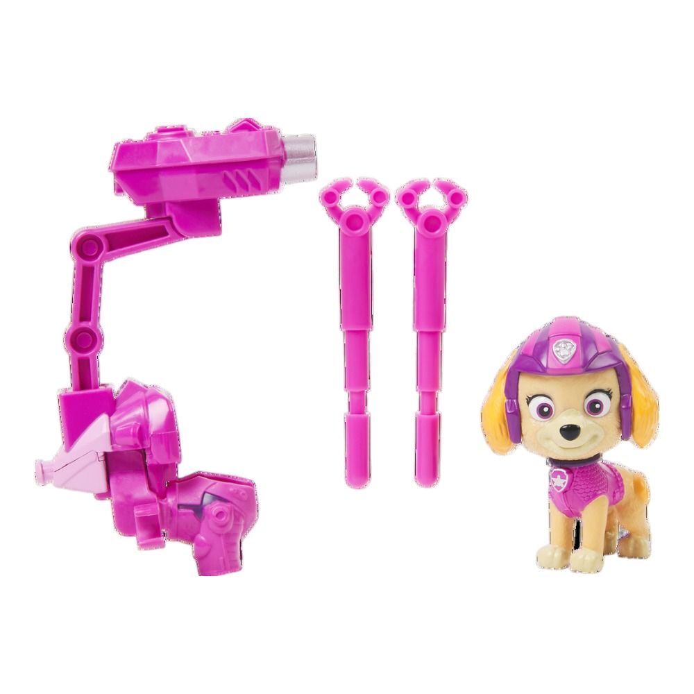 Paw Patrol The Mighty Movie Hero Pup - Skye with Clip on Backpack