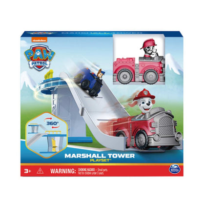 PAW Patrol Mini Torre de Rescate – Figura de Marshall con Vehículo