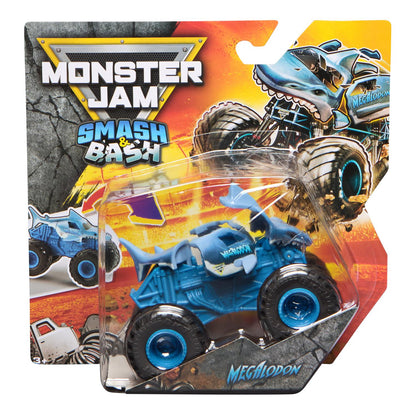 Monster Jam Smash & Bash Megalodon 1:64 Monster Truck – Official Die-Cast Vehicle