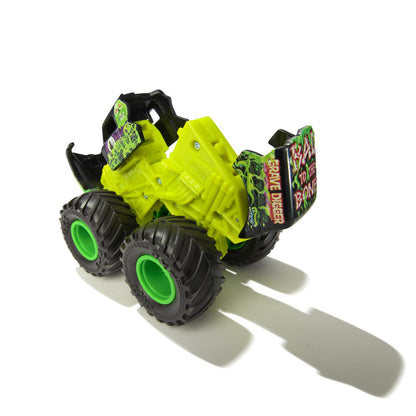 Monster Jam Smash & Bash GraveDigger 1:64 Monster Truck – Official Die-Cast Vehicle