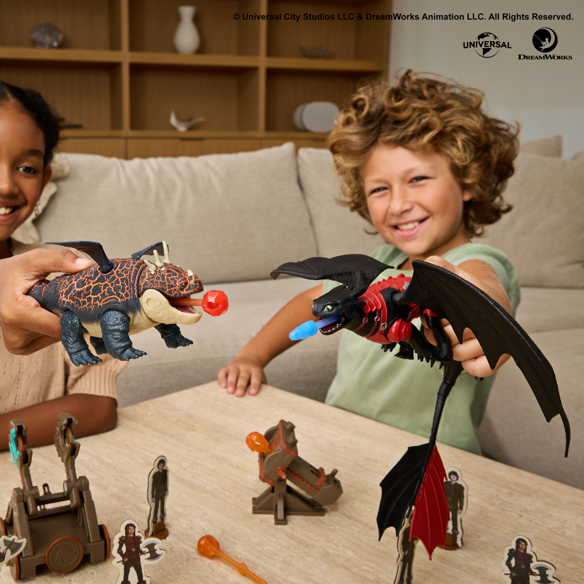 DreamWorks Dragons Blazing Battles Toothless Cannon Attack Playset