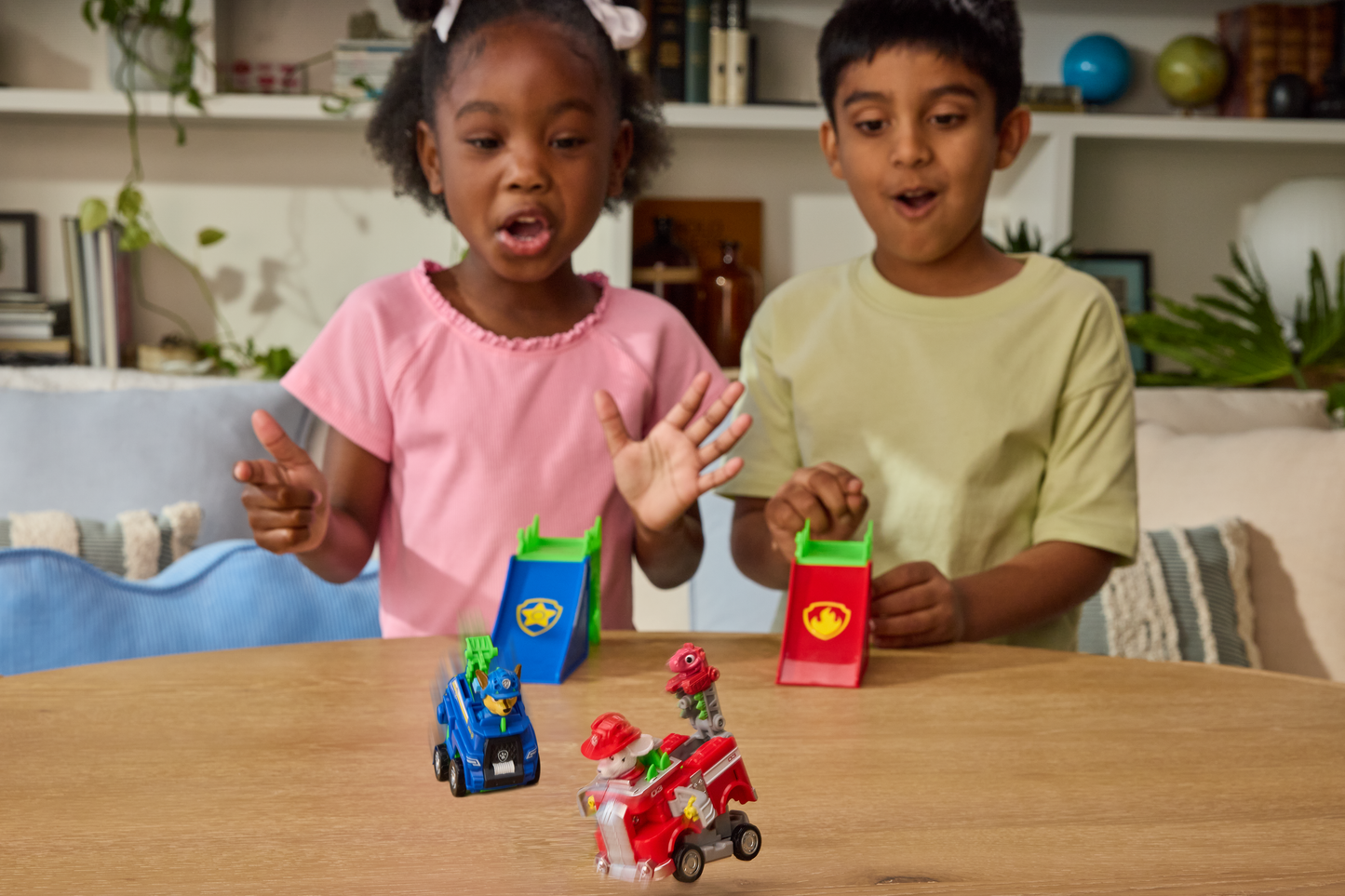 Paw Patrol Dino Movie DINO Pup Squad Jump Flip Asst - Kids Toy, Ages 3 and up