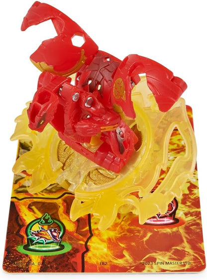 Bakugan Training Set with Titanium Dragonoid, Dragon Clan Themed, Customizable Action Figure, Trading Cards, and Playset, Kids Toys for Boys and Girls 6 and up