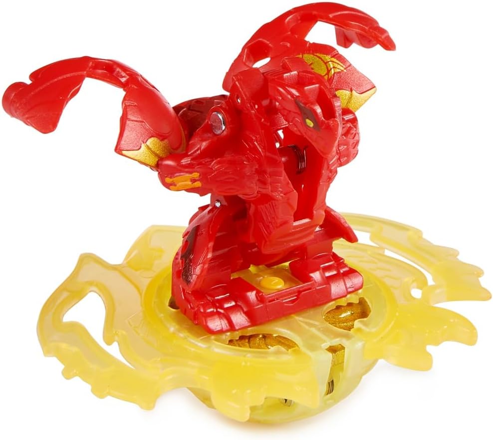 Bakugan Training Set with Titanium Dragonoid, Dragon Clan Themed, Customizable Action Figure, Trading Cards, and Playset, Kids Toys for Boys and Girls 6 and up