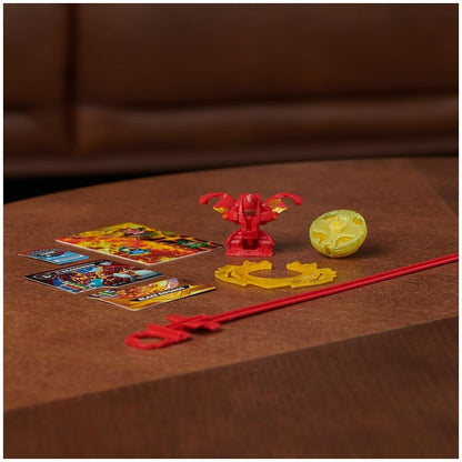 Bakugan Training Set with Titanium Dragonoid, Dragon Clan Themed, Customizable Action Figure, Trading Cards, and Playset, Kids Toys for Boys and Girls 6 and up