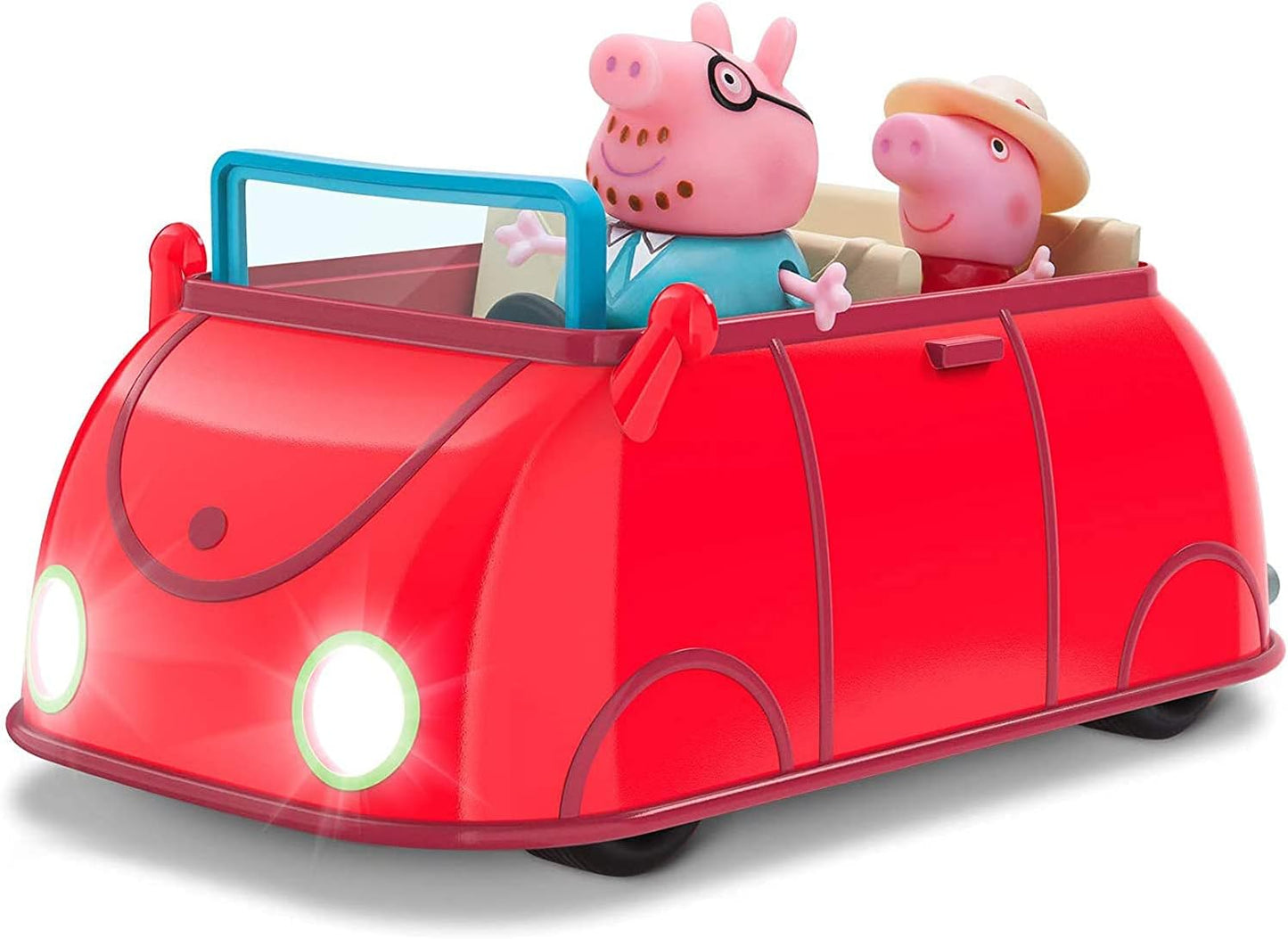 Peppa Pig Lights Sounds Family Fun Car Vehicle Playset, Pieces