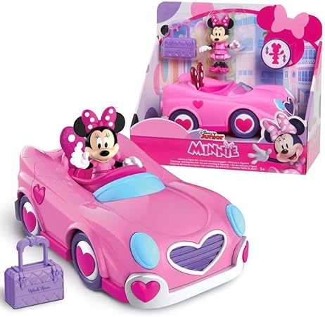 Disney Junior Minnie Mouse Vehicle & Figure Removeable Side Car Pink (Copy)