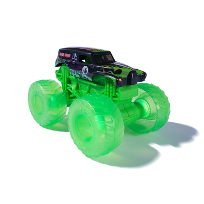Monster Jam Official 1:43 Grave Digger Light Up Wheels Truck Assortment