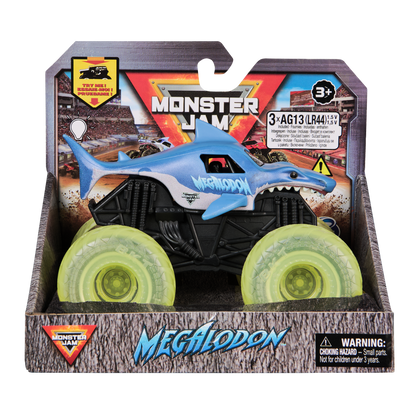 Monster Jam Official 1:43 Megalodon Light Up Wheels Truck